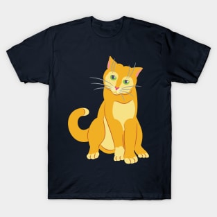 Yellow Tom Cat T-Shirt